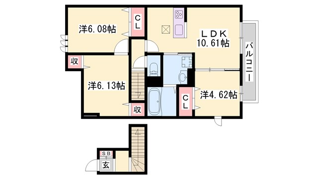 Central Sの間取り写真