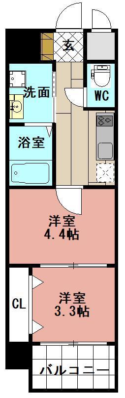 ギャラン片野Neoの間取り写真