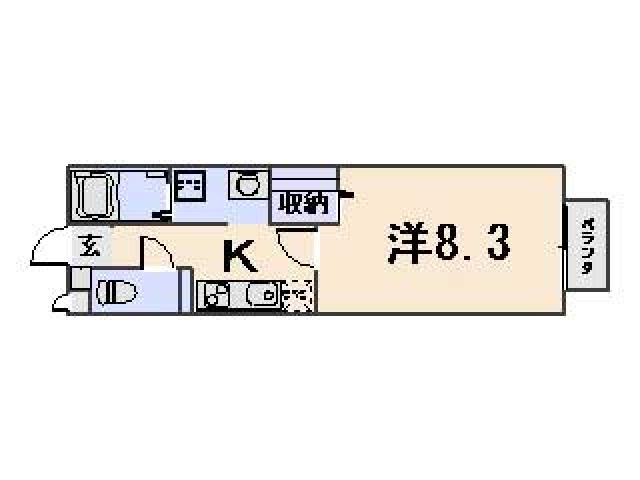 スタシオン東野・アクシスA棟の間取り写真