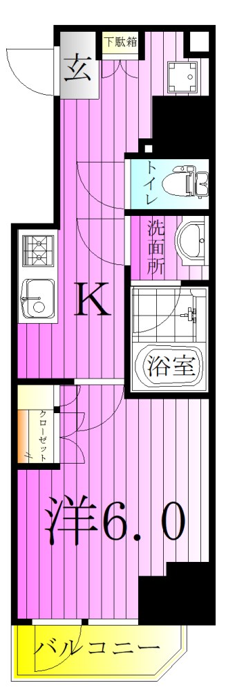 コンフォリア・リヴ千住の間取り写真