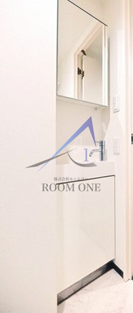 洗面設備　洗面台です。