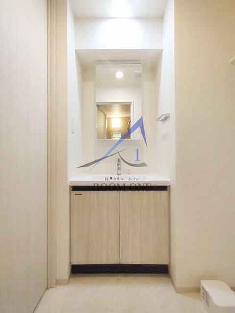 洗面設備　洗面台です。