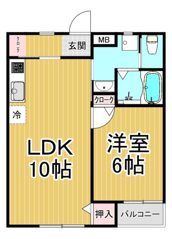 メゾンドピュアの間取り写真