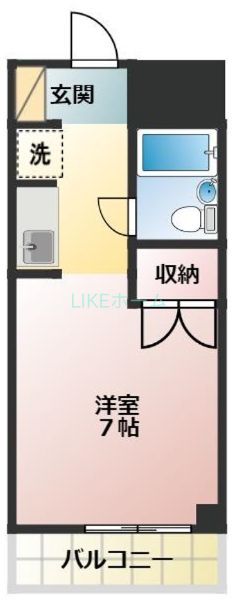 パシフィックコーポ2の間取り写真