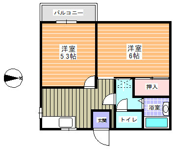 サンパレスの間取り