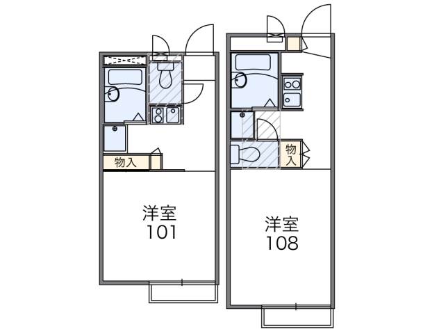 レオパレス城山の間取り