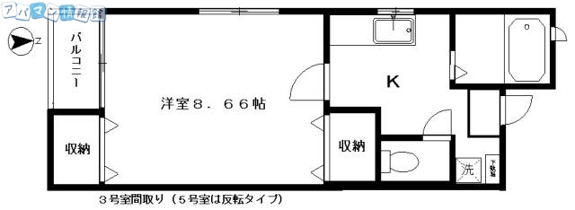 コーポルピナスの間取り