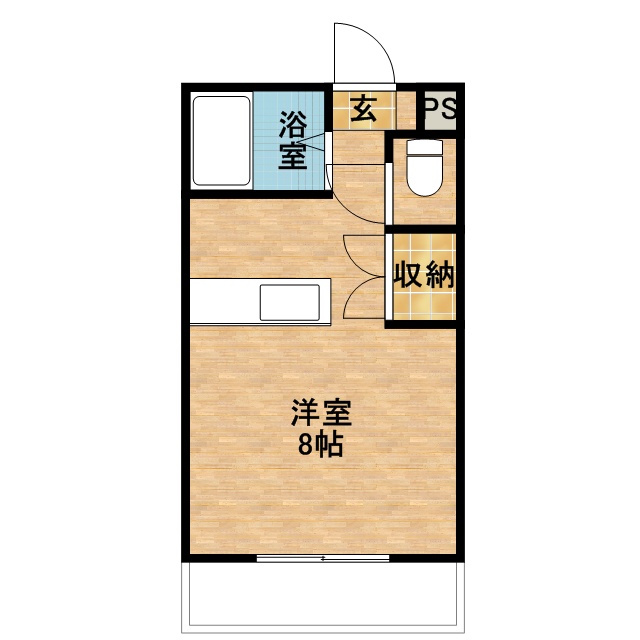 鹿児島市紫原のマンションの間取り