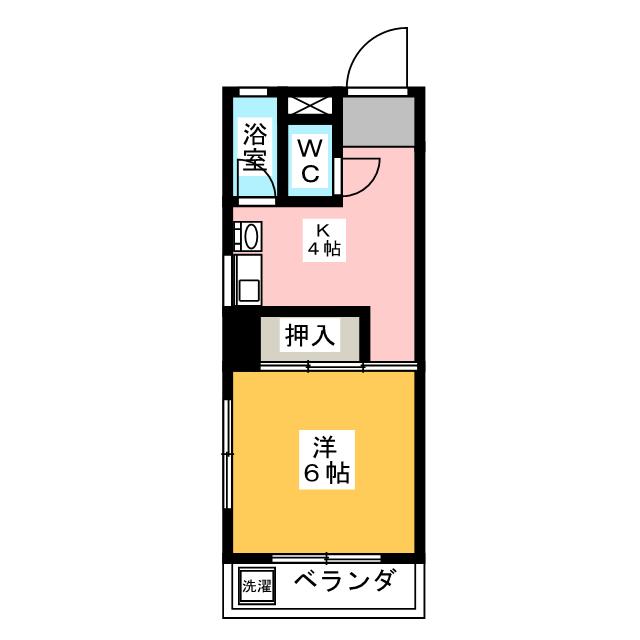 都ハイツの間取り