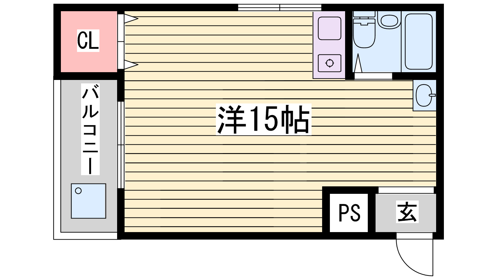 岡本ビル北棟の間取り