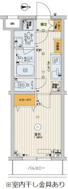 スカイコートパレス千川の間取り