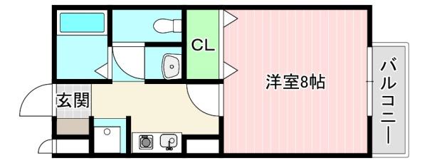 ウィルコート山崎の間取り