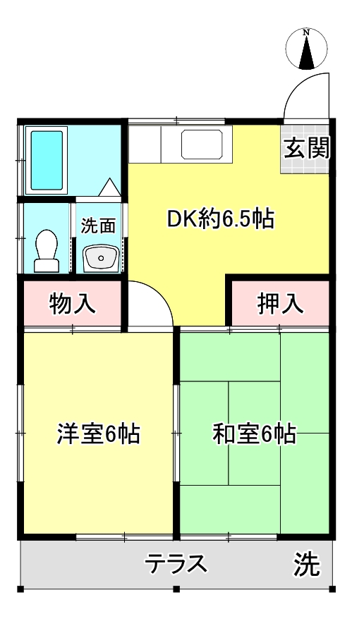 カーサ栗原Iの間取り