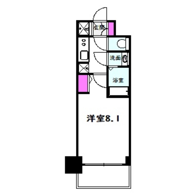 S-RESIDENCE都島の間取り