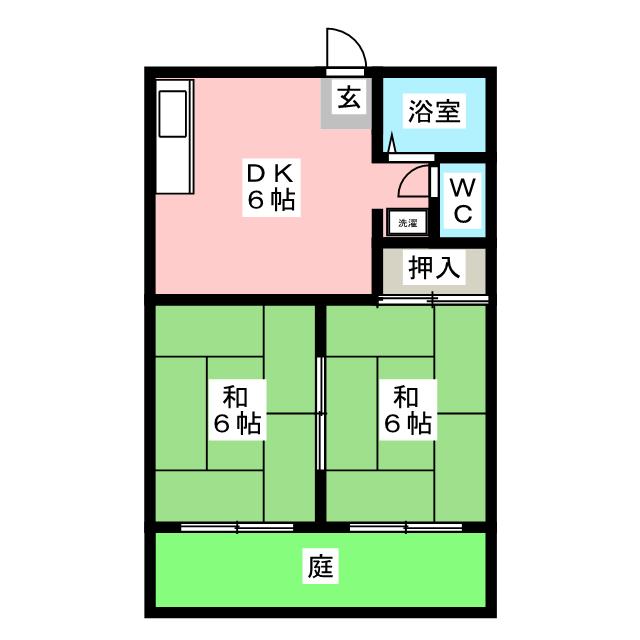 コーポチェリーブロッサムの間取り