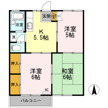 コーポ小池の間取り