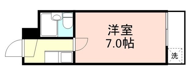 和歌山市黒田のマンションの間取り