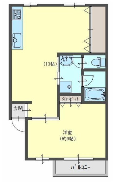 中村ハイツの間取り