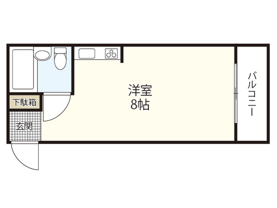 広島市西区庚午北のマンションの間取り