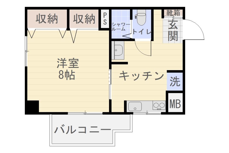 トーカンマンション東千石９０３号の間取り