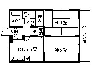 ファミール大江の間取り