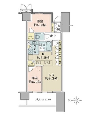 【江東区有明のマンションの間取り】