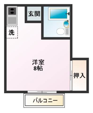 メゾンエクセル甲府の間取り