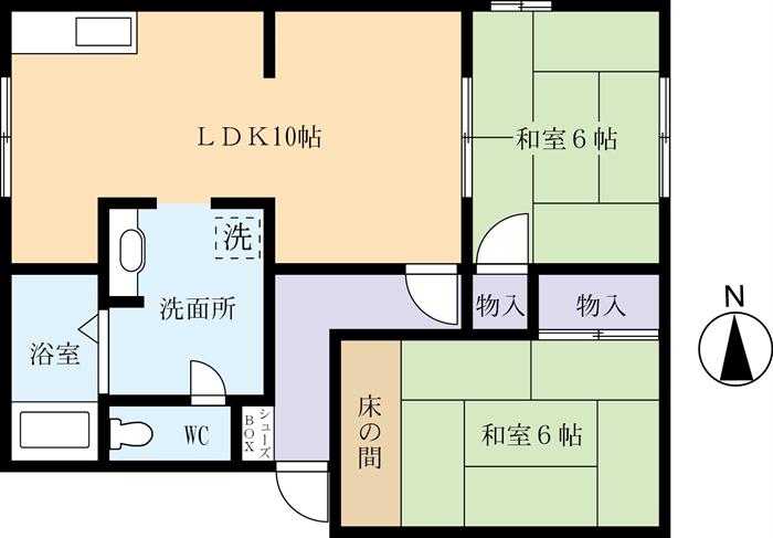 シティーけやき台の間取り