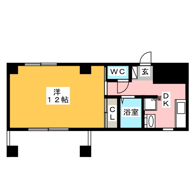 【アベニュー山下の間取り】