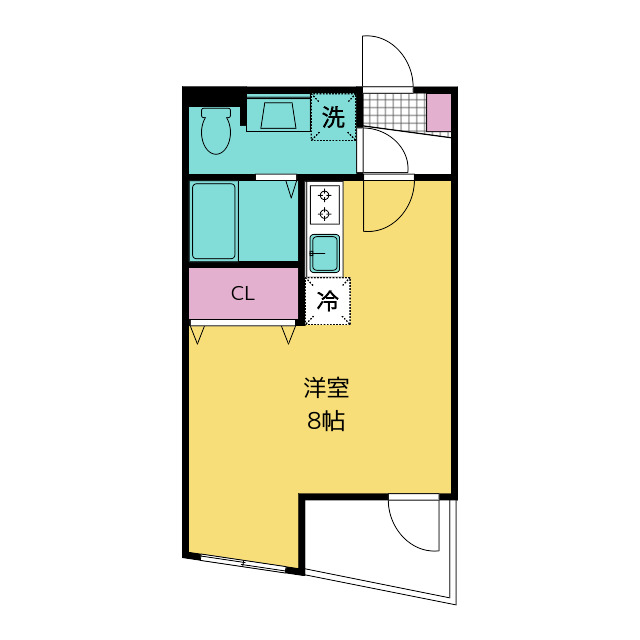 Ｆｉｏｒｅ　Ｃａｓａ・Ｆｕｊｉｓａｗａの間取り