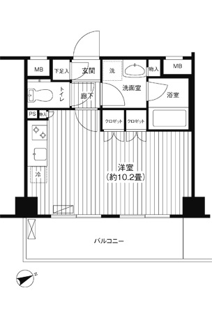 麻布イーストコアの間取り