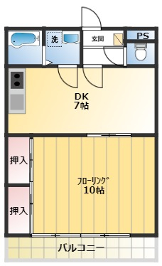 オリエントハイツＰａｒｔIIの間取り