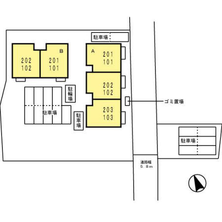 【北九州市若松区原町のアパートのその他】