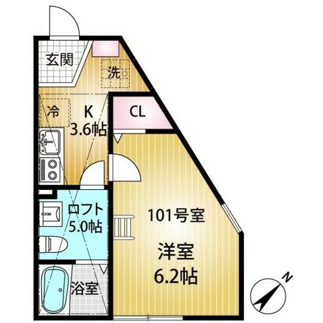 シュヴァルクラジュー横浜鴨居の間取り