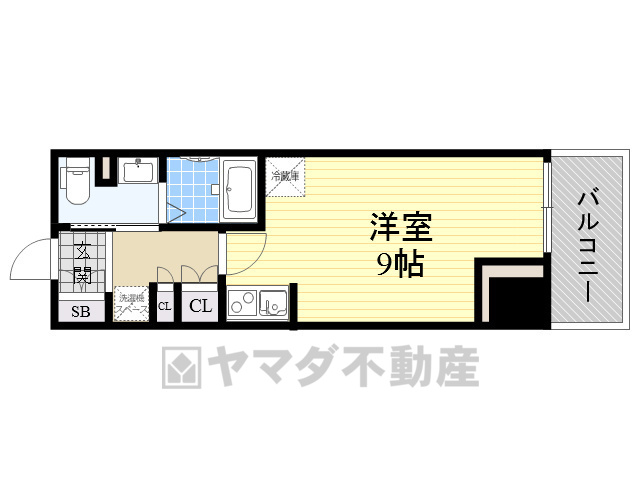 コンフォリア江坂の間取り