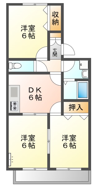 メゾン高須の間取り