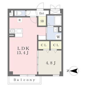 橿原市見瀬町のマンションの間取り