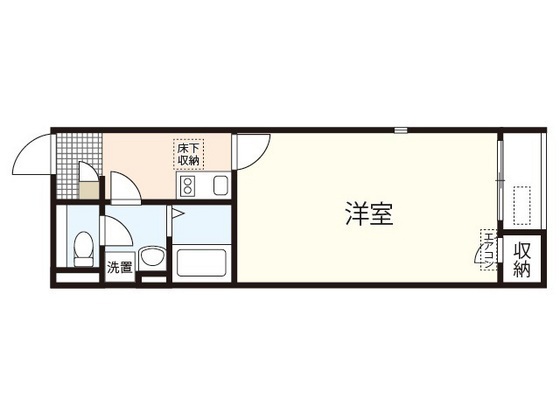 レオネクストＳＡＺＡＮＫＡの間取り