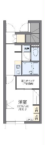 レオパレスＳｏｕｂｉ１の間取り