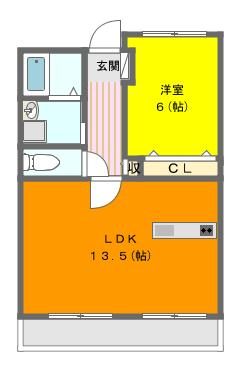 【ピュアーの間取り】