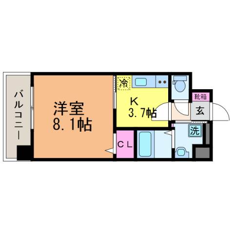 アステリア萱町の間取り