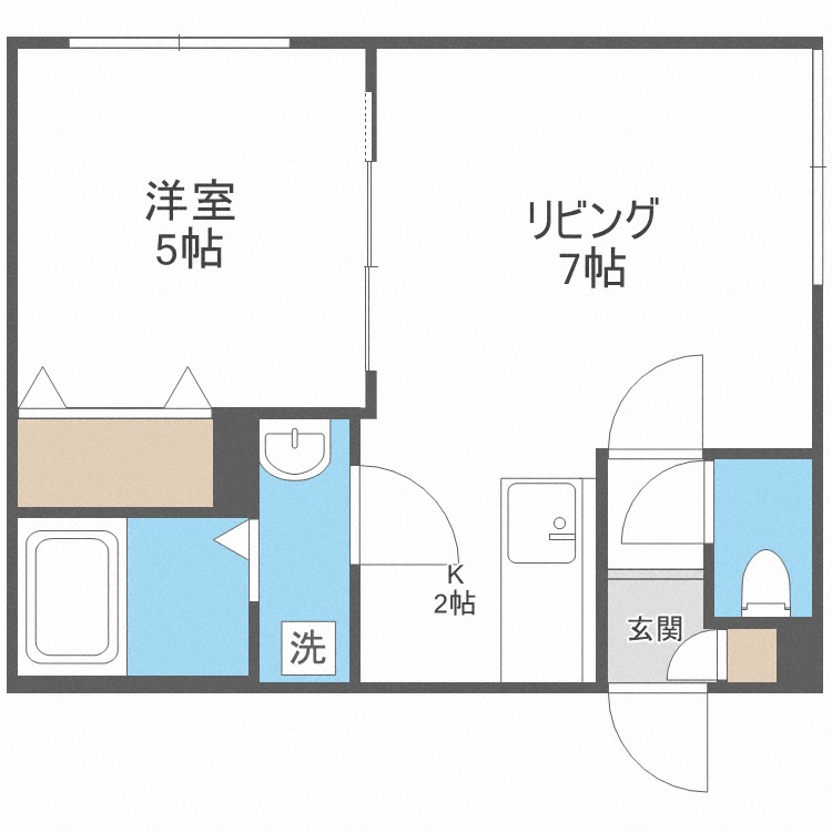 プルメリア栄通の間取り