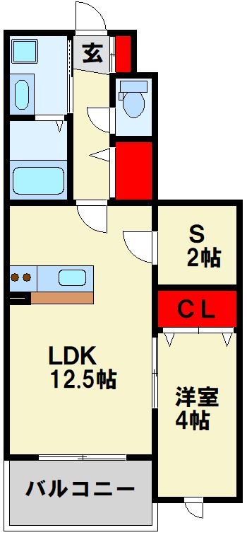 Mグランツ戸畑の間取り