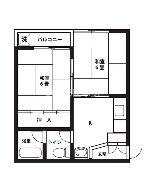 【茅ヶ崎市今宿のマンションの間取り】