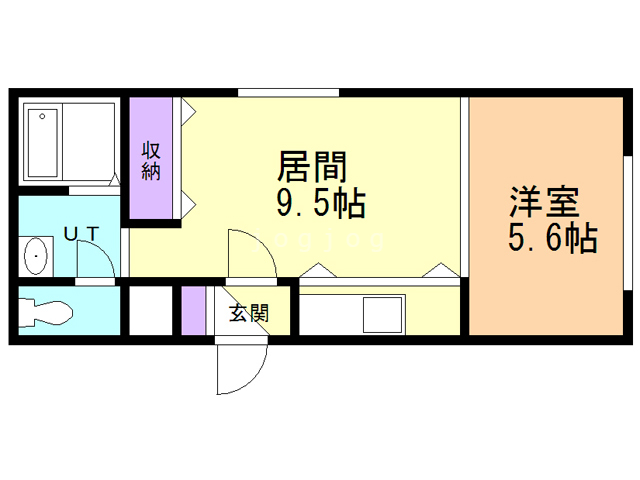 パームヒル南郷IIの間取り