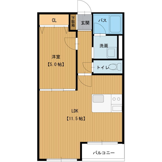 エーデル・ブラウの間取り