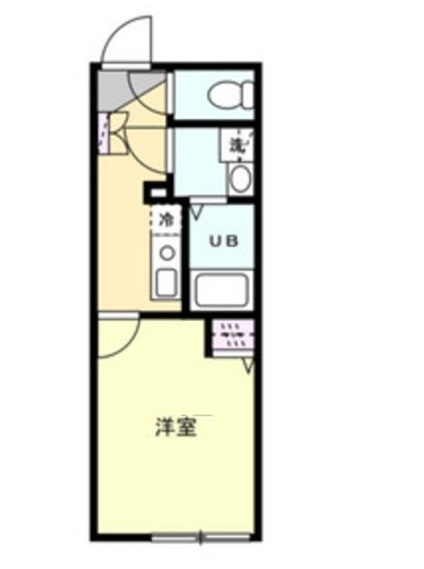 大田区大森東のアパートの間取り