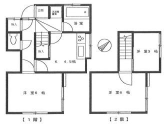 小島荘の間取り