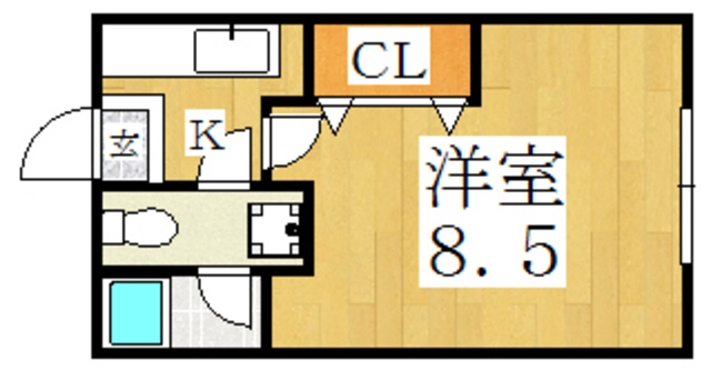 マンションイレブンの間取り