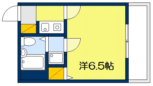 【広島市中区小網町のマンションの間取り】